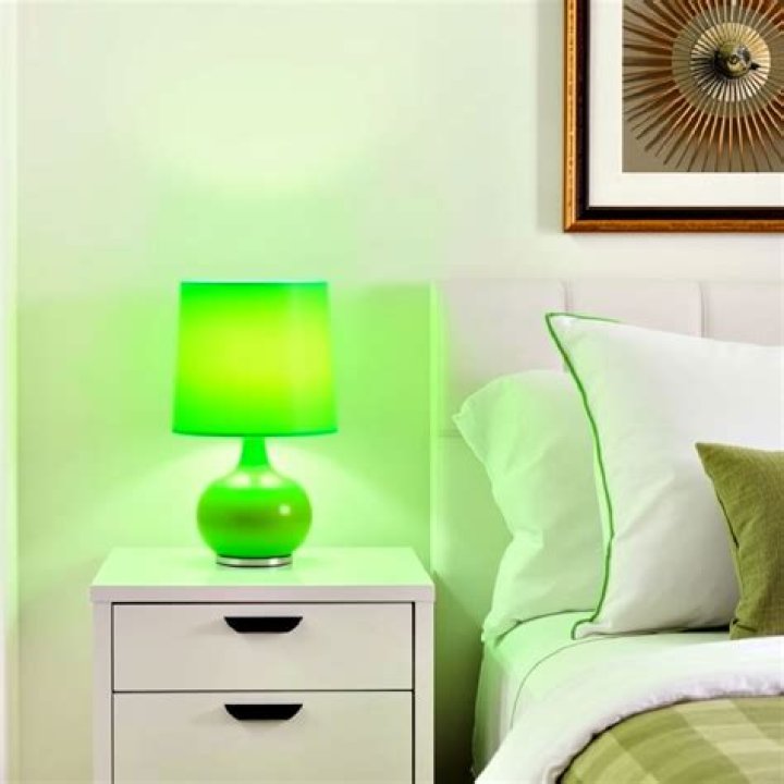 What does a green light in a bedroom mean?