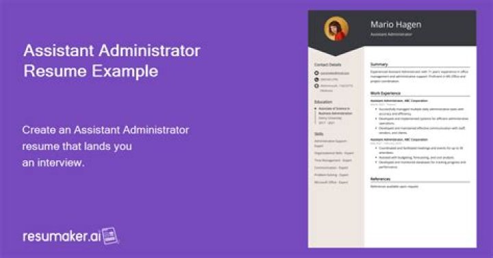 What does an assistant administrator do?