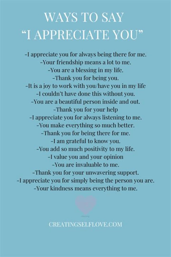 What does I appreciate your efforts mean?