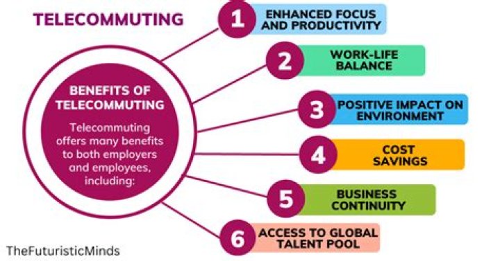 What does it mean for a person to telecommute?