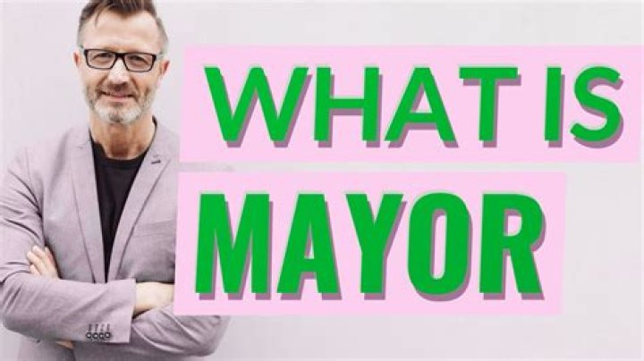 What does mayor mean?