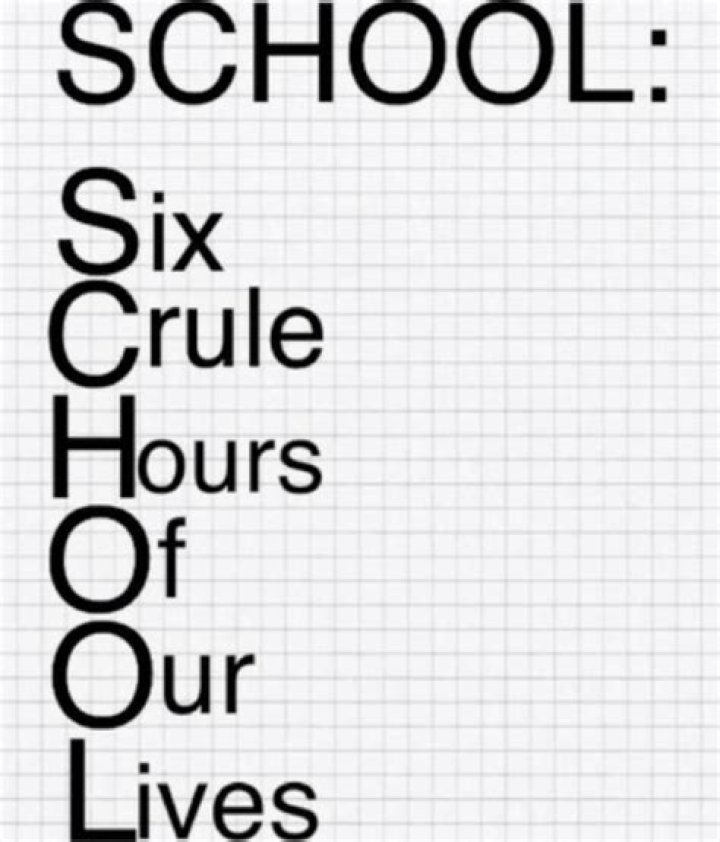 What does school stand for?