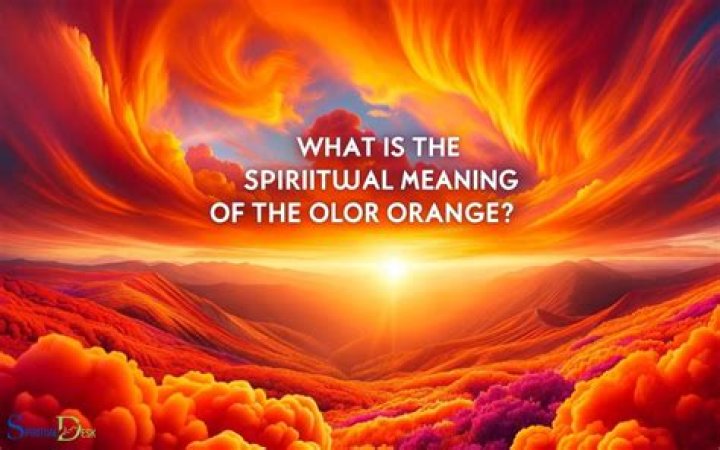 What does the color orange mean spiritually?
