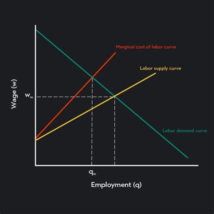 What does the labor supply curve show?