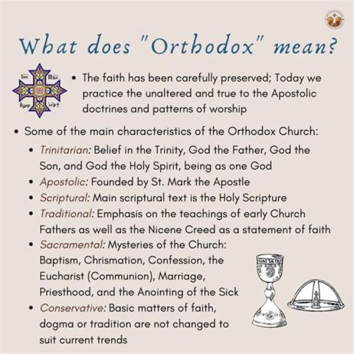 What does the word orthodox literally mean?