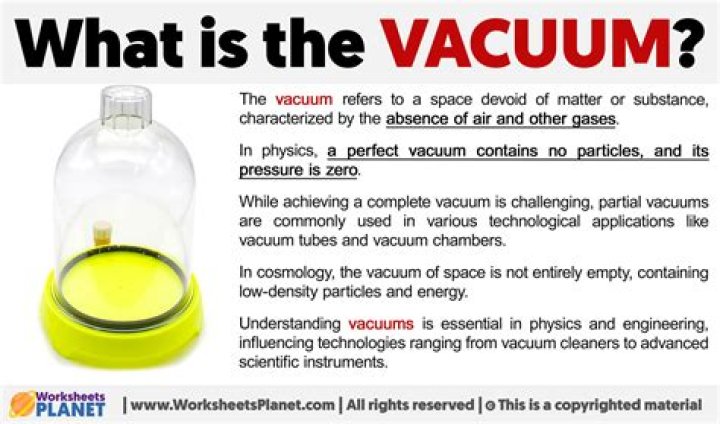What does vacuum mean in business?