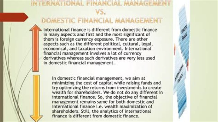 What factors make international financial management different from domestic financial management?