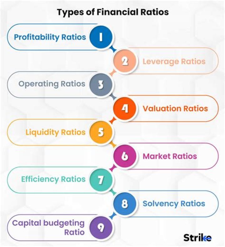 What financial ratios are percentages?