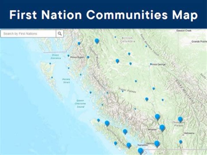 What first nations lived in British Columbia?