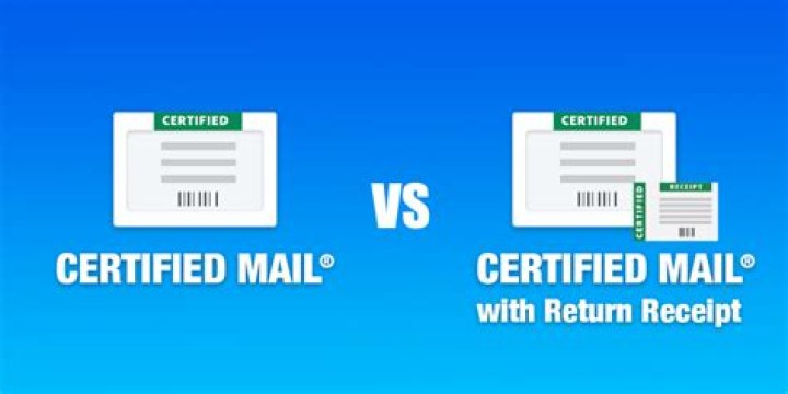 What happens if certified mail is not delivered?