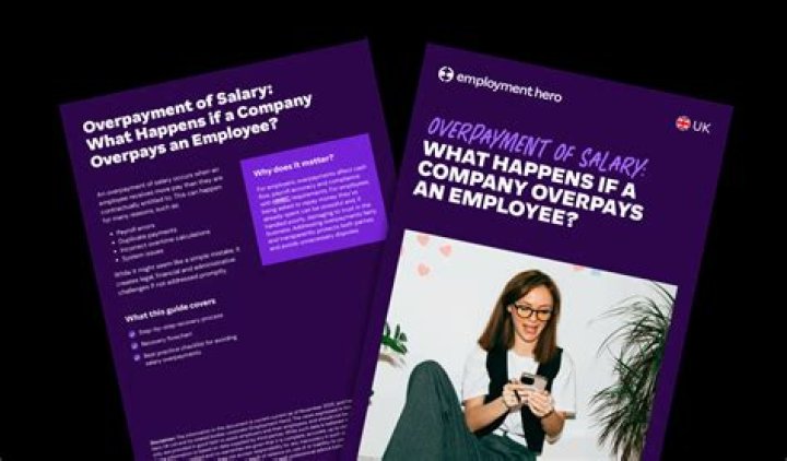 What happens when an employer overpays an employee?