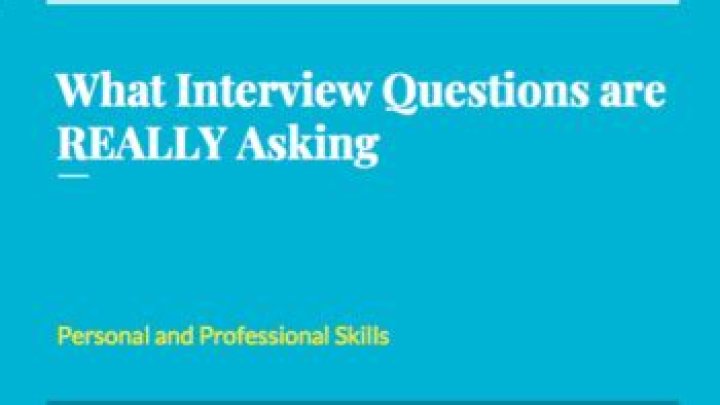 What interview questions are really asking?