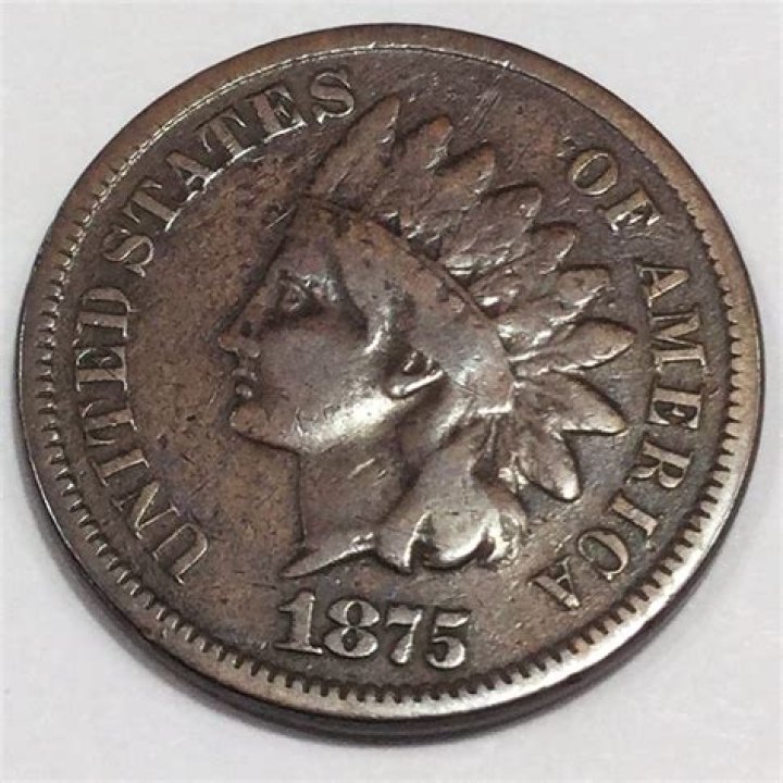 What is a 1875 Indian head penny worth?