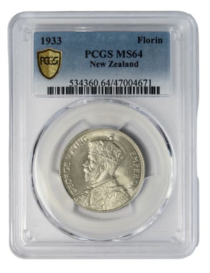What is a 1933 florin worth?