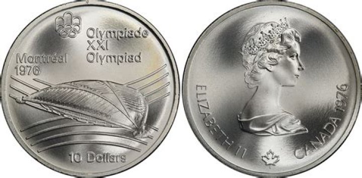 What is a 1976 Olympic 5 dollar coin worth?