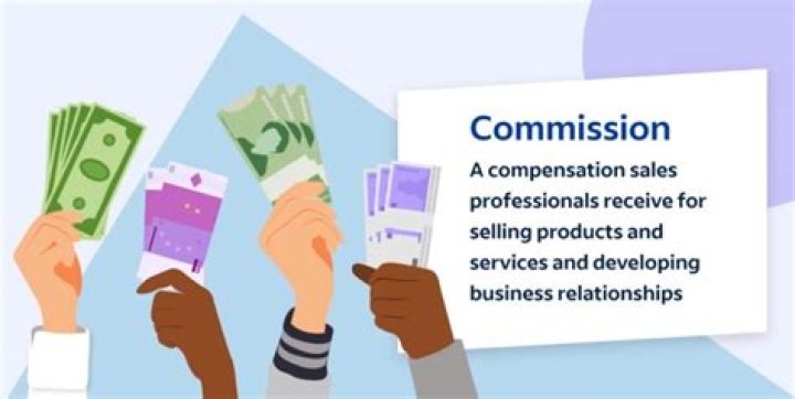 What is a commission in money?