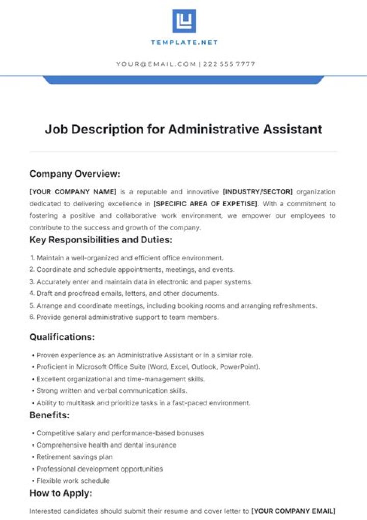 What is a good title for administrative assistant?