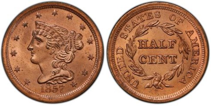 What is a half cent worth?