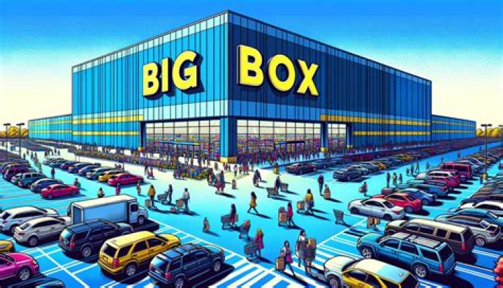 What is a main advantage of a big-box retailer?