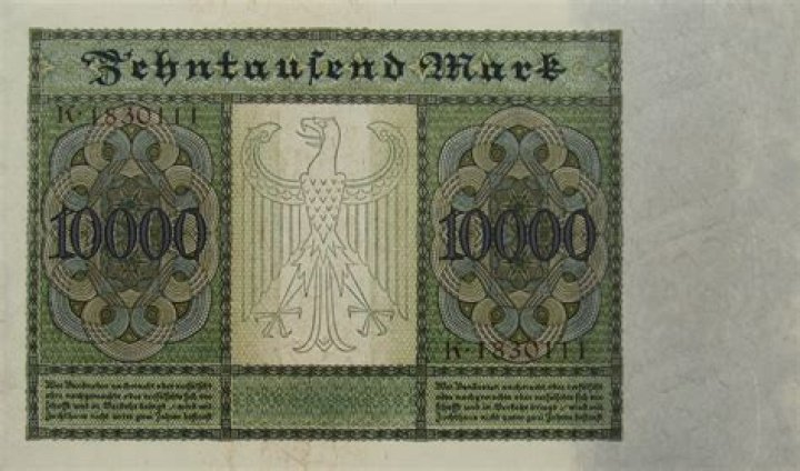 What is a Reichsbanknote 100000 worth?