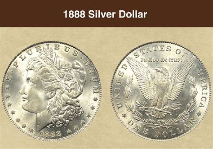 What is a silver dollar from 1888 worth?