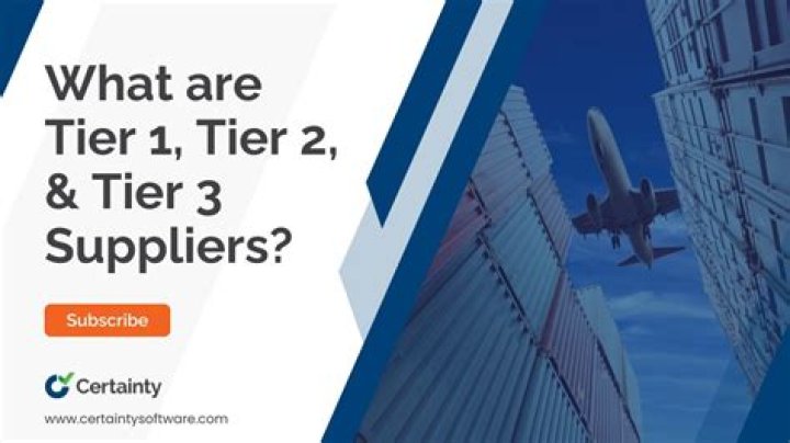 What is a Tier 3 Company?