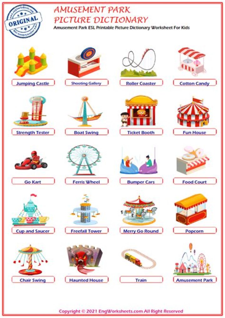 What is an example of a amusement park?