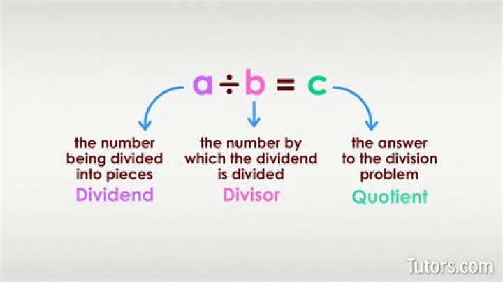 What is an example of a division problem?