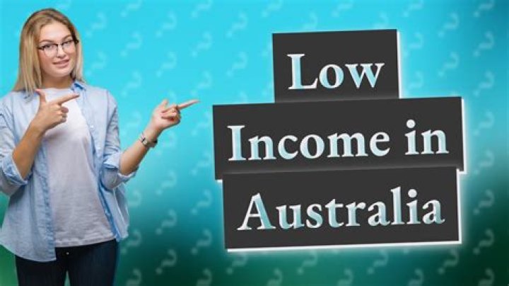 What is considered a low income earner?