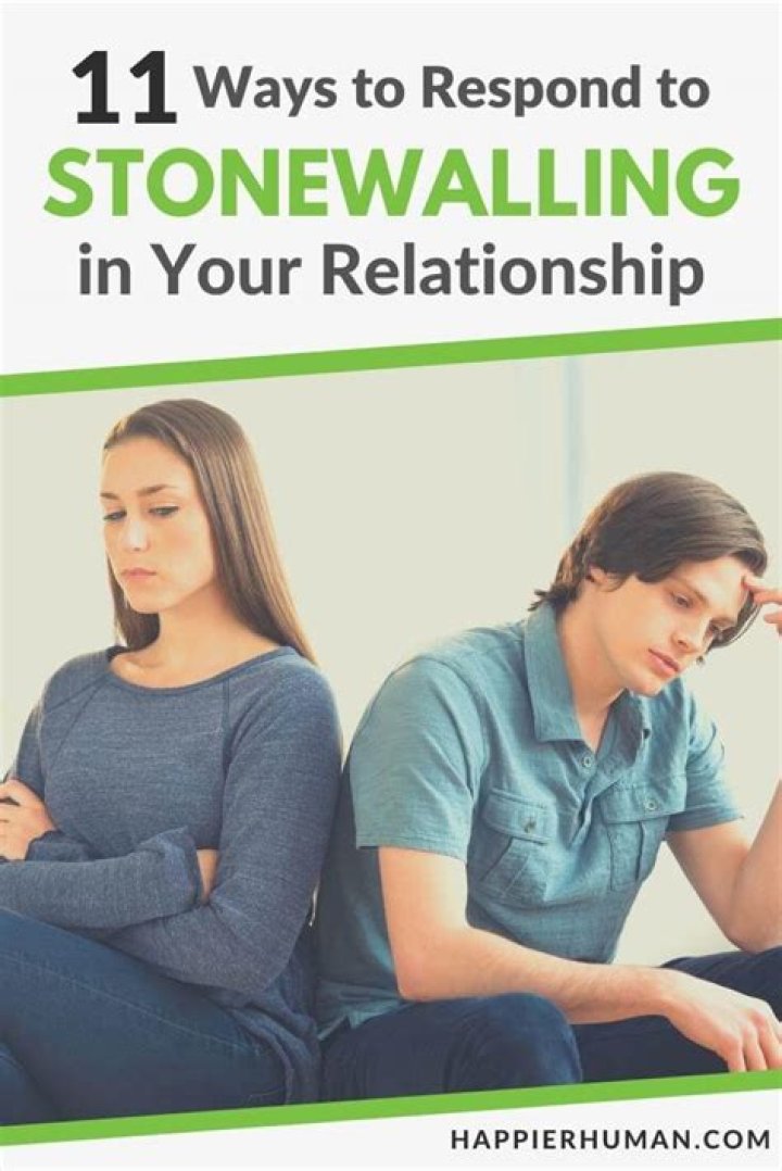 What is emotional stonewalling?