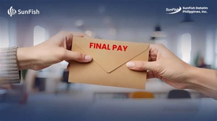 What is final pay Philippines?
