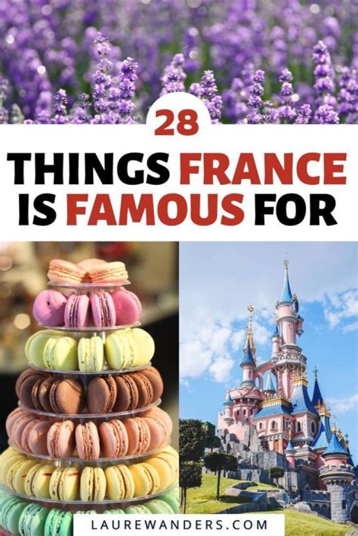 What is France famous for in France?