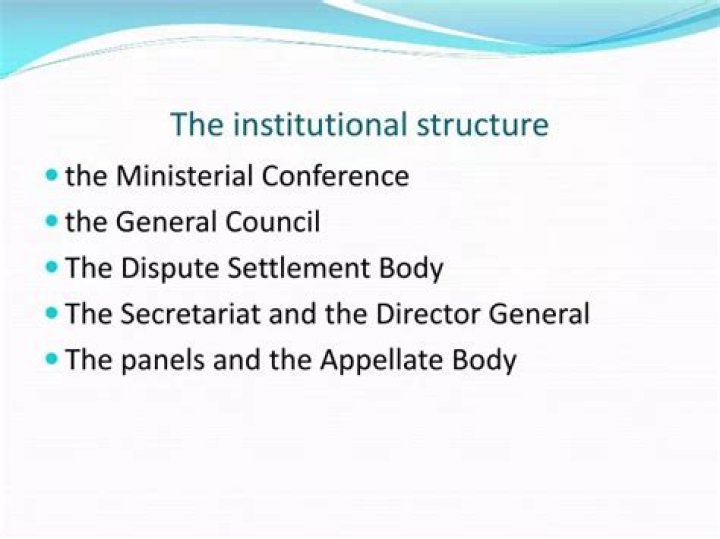 What is institutional structure?