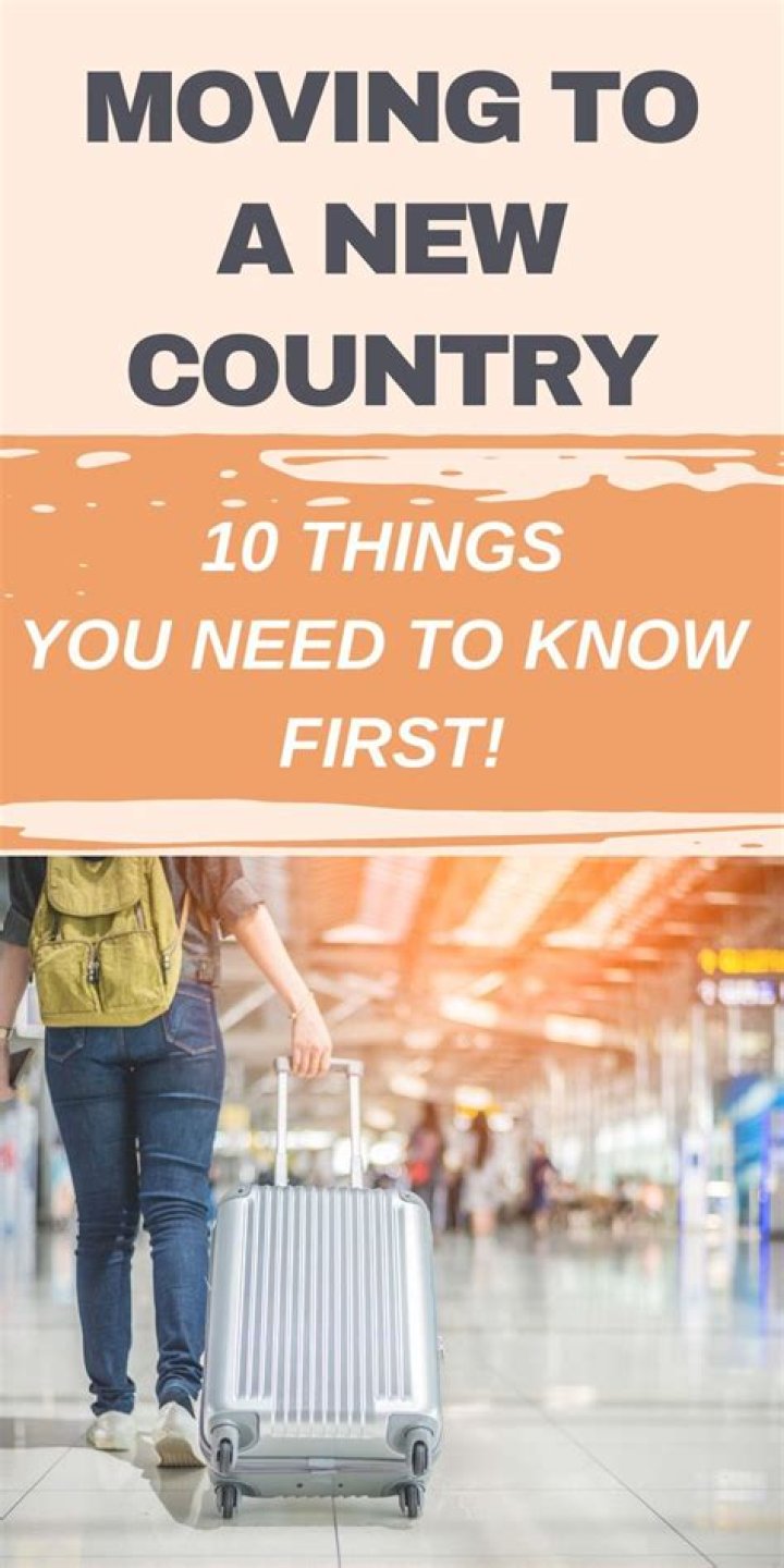 What is it called when you move to a new country?