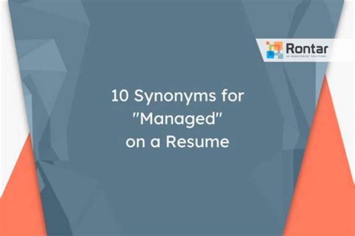 What is managed synonym?