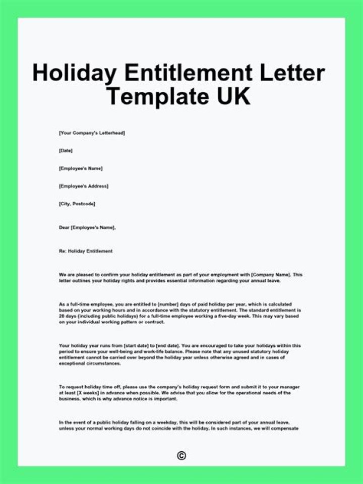 What is meant by holiday entitlement?