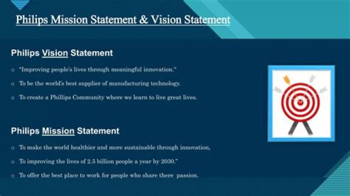 What is Philips mission statement?