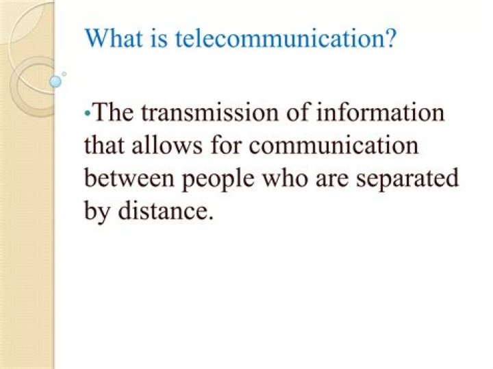 What is telecommunication experience?