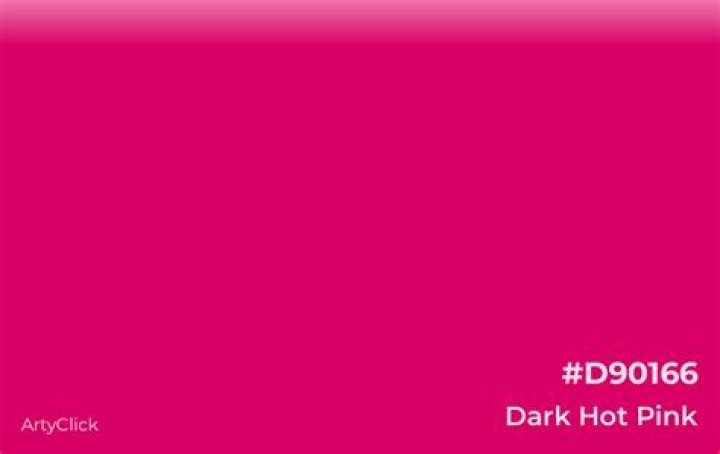 What is the color code for Hot pink?