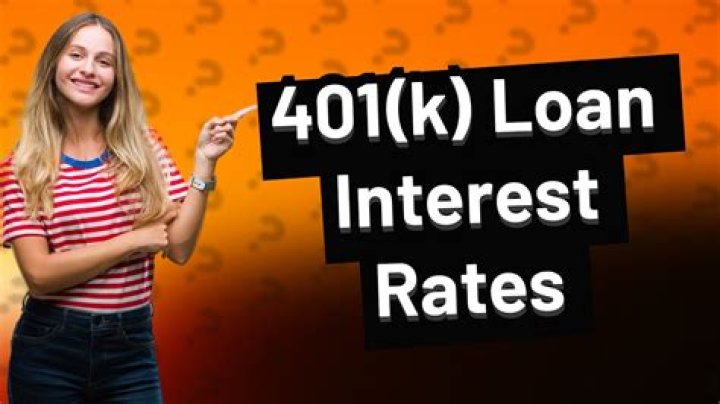 What is the current interest rate for a 401K loan?