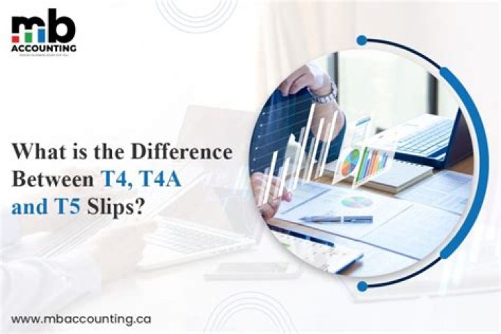 What is the difference between a T4 slip and T4 Summary?