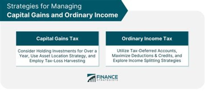What is the difference between ordinary income and capital gains?