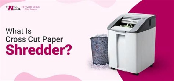 What is the difference between strip cut and cross-cut shredders?