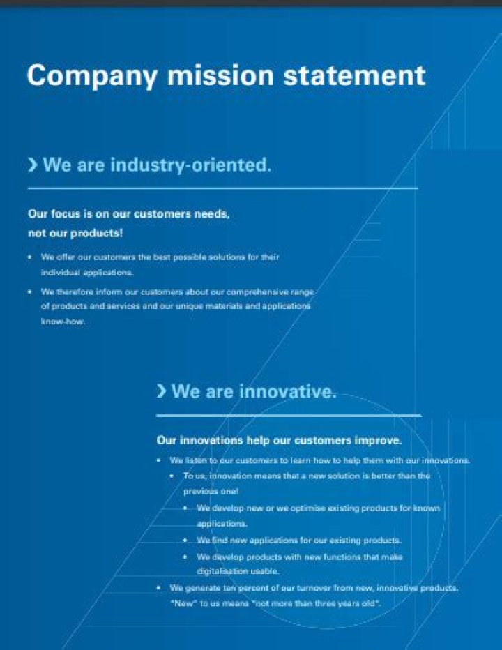 What is the importance of a company mission statement?