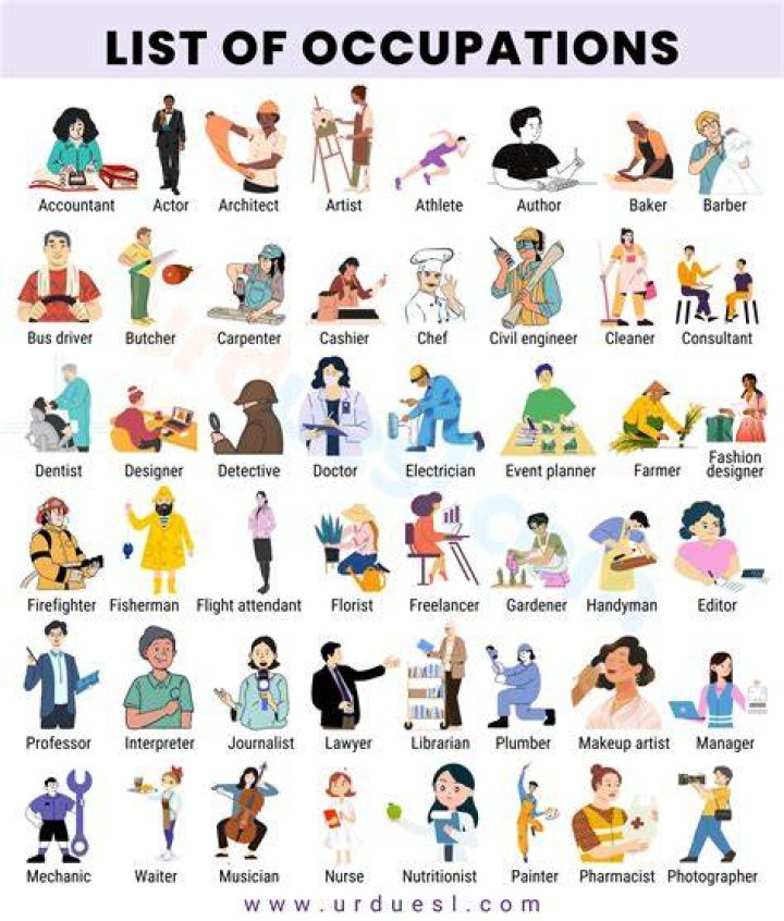 What is the most common career?
