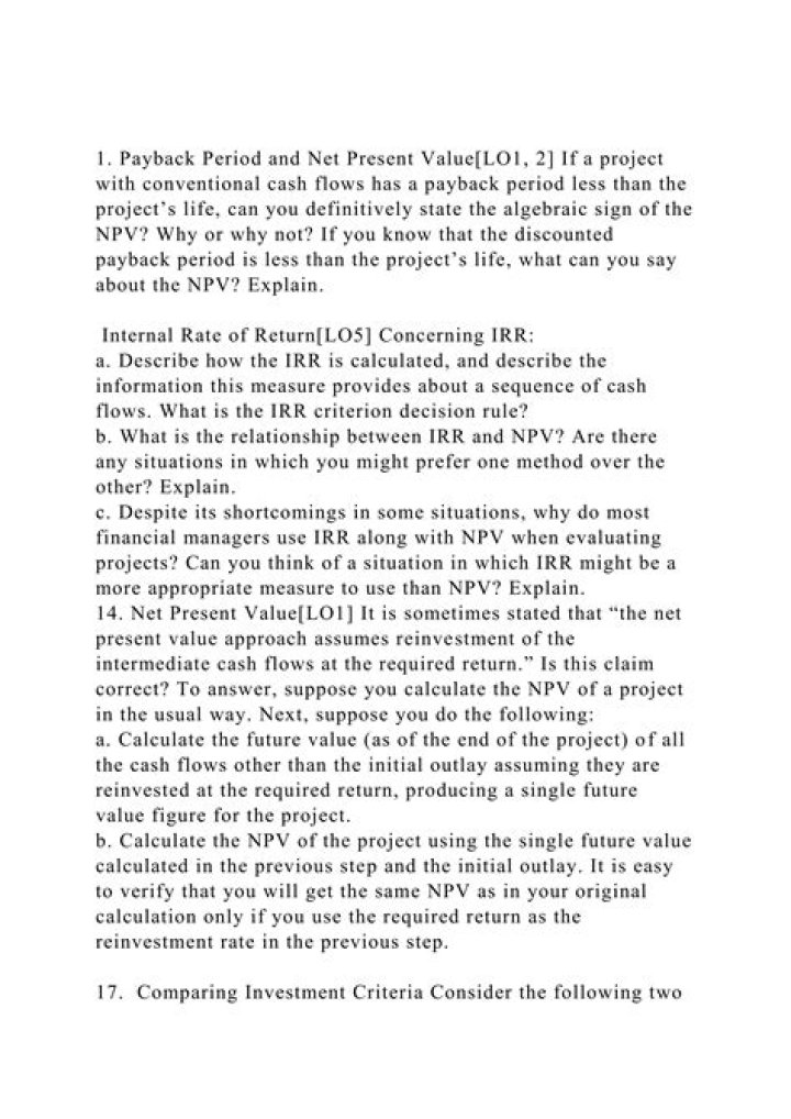 What is the relationship between IRR and NPV?