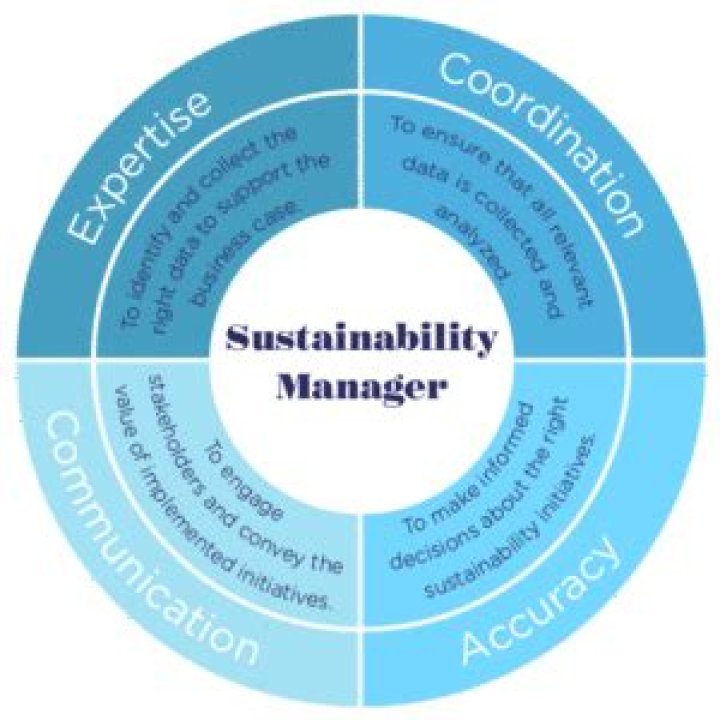 What is the role of sustainability manager?