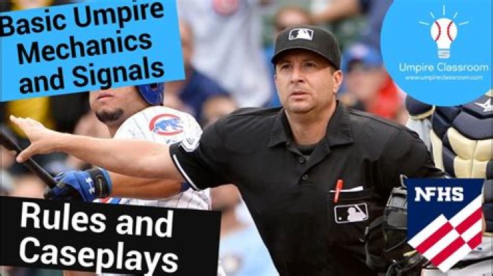 What is the umpire job in baseball?