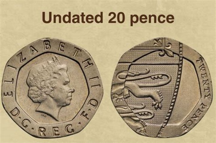 What is the value of a 20 pence coin?