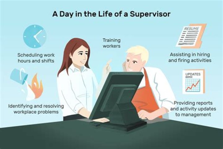 What is the work of a supervisor in an office?